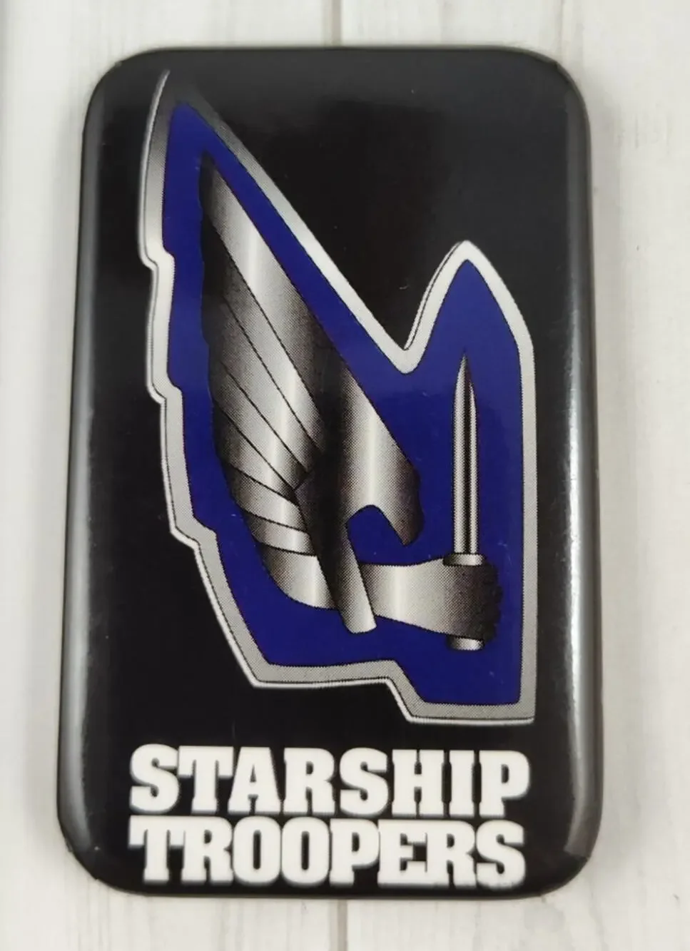 Starship Troopers Movie Mobile Infantry Promo Pinback Button Backpack Pin